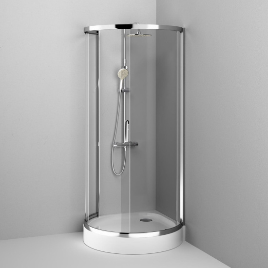 Душевой уголок Am.Pm Like W83G-333-095CT 95х95, прозрачное стекло
