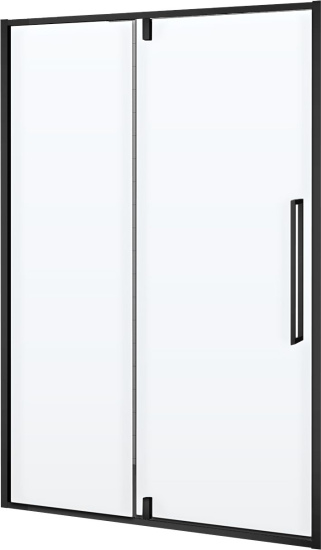 Душевая дверь в нишу RGW Stilvoll SV-03 B 1200х2000 профиль черный, стекло прозрачное