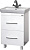 Тумба под раковину Misty Елена 50 белая, с 2-мя ящиками