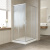 Душевой уголок Vegas Glass ZA-F NOVO h2000 95*90 07 02, профиль матовый хром, стекло шиншилла