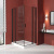 Душевой уголок Vegas Glass EFA-F LUX 120*90 02М crystalvision L, профиль черный матовый, стекло crystalvision