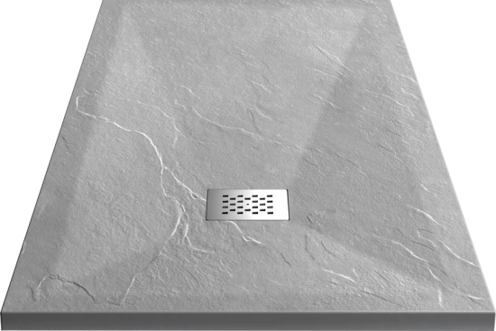 Поддон для душа Vincea VST-4SR9014G 140x90 серый, с сифоном