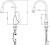 Смеситель для кухни E.C.A. Kitchen Mixers 406218020 нержавеющая сталь