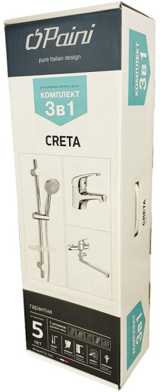 Душевой комплект Paini Creta 42CRKIT3_119 3 в 1