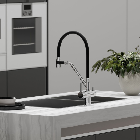 Смеситель для кухни Sancos Dora SC4003CH, хром