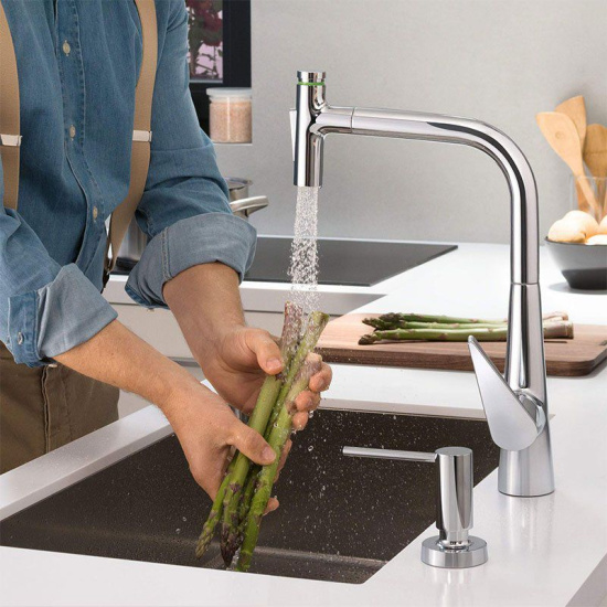 Смеситель для кухни Hansgrohe Talis Select M51 72824000 хром