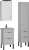 Мебель для ванной Aquanet Орлеан 50 белая