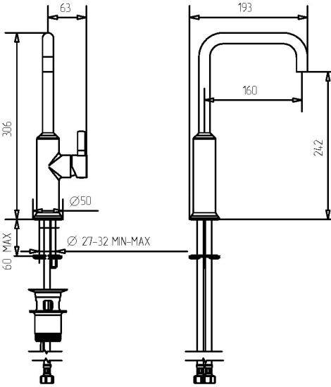 Смеситель для раковины Migliore Sirius 28174 золото