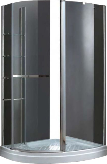 Душевой уголок Cezares Elena-W-RH-1-120/90-C-Cr-R