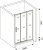 Душевая дверь в нишу Good Door Orion WTW-100-G-CH