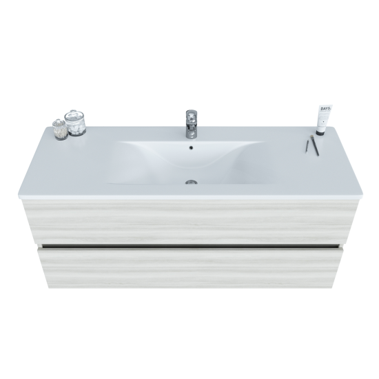 Тумба с раковиной Sanvit Кубэ-2 120 дуб