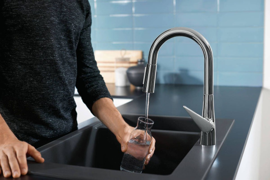 Смеситель для кухни Hansgrohe Talis M51 73851000, хром