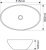 Накладная раковина Melana MLN-A433