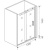 Душевая дверь в нишу Good Door Galaxy WTW-130-C-CH