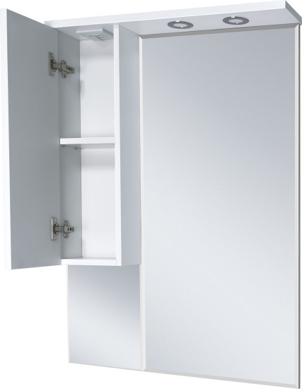 Зеркало Misty Терра 70 L белое