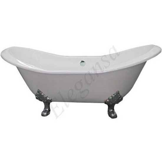 Чугунная ванна Elegansa Taiss Chrome 180 см
