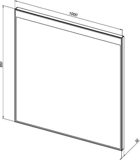 Зеркало Aquanet Палермо New 10085