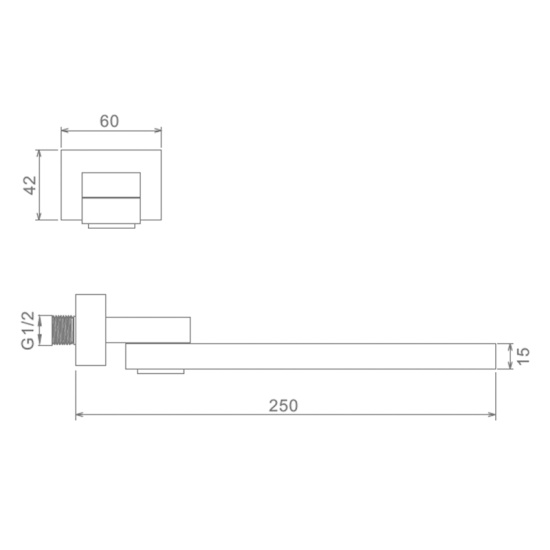 Излив с функцией переключения Raglo R473.74, хром