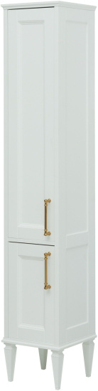 Шкаф-пенал Aquanet Бостон М 36 ручки золото, L