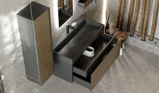 Мебель для ванной Raval Forest 100 дуб орлеан