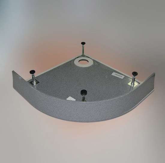 Поддон для душа GuteWetter Deluxe 80x80x16 R серый