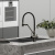 Смеситель для кухни Sancos Dora SC4003GG, вороненая сталь
