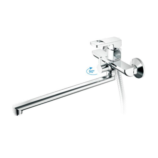 Смеситель для ванны Haiba HB22176 хром