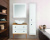 Тумба с раковиной ASB-Woodline Каталина 80 белая