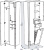 Пенал Triton Диана 60 R, 2 двери, 2 ящика, с бельевой корзиной, белый