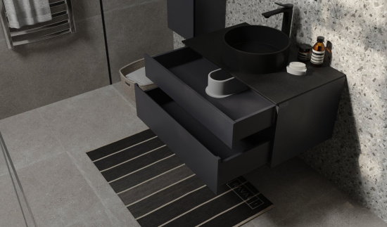 Мебель для ванной Raval Decent 80 антрацит