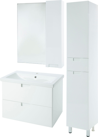 Зеркало Bellezza Пегас 60 R белое