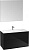 Мебель для ванной Villeroy & Boch Finion 100 glossy black lacquer, с настенным освещением