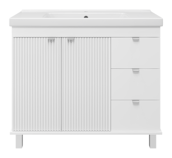 Тумба с раковиной Misty Аврора 100