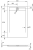 Поддон для душа Radaway Teos F 100x80 anthracite, с сифоном