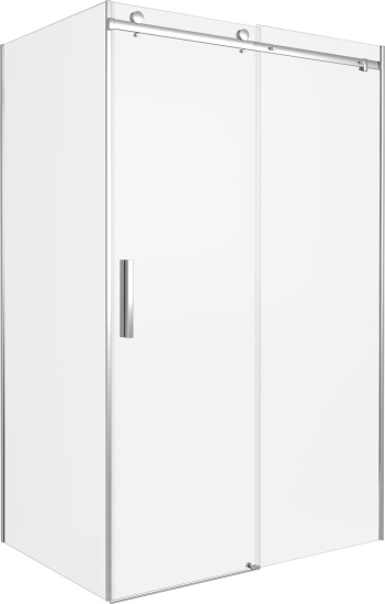 Душевой уголок Good Door Galaxy WTW+SP-C-В 120x80, профиль черный