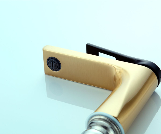 Смеситель для раковины Bronze de Luxe Element EL02GB черный с золотом