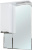 Зеркало Bellezza Альфа 55 L белое Зеркало Bellezza Альфа 55 L белое
