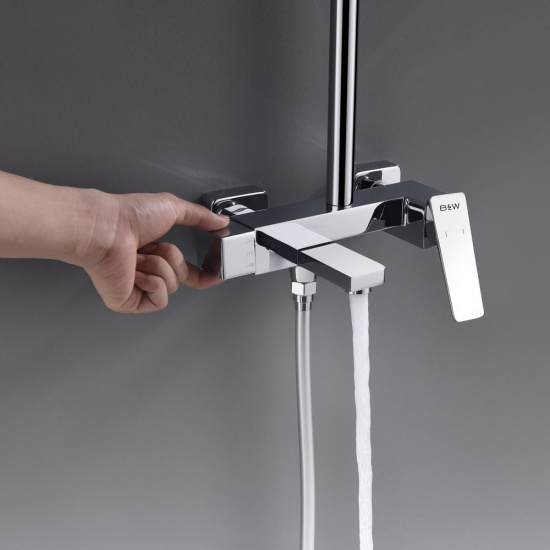 Душевая стойка Black&White Universe 8500CUK