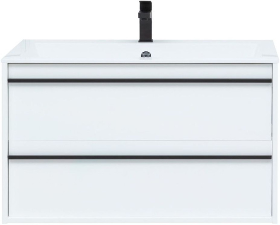 Мебель для ванной Aquanet Lino 90 белый матовый