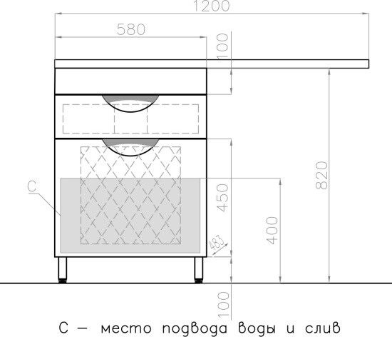 Мебель для ванной Style Line Жасмин 60 Люкс Plus белая, с бельевой корзиной, для стиральной машины