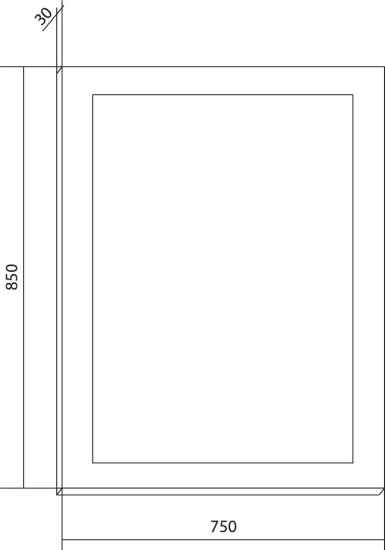 Мебель для ванной Бриклаер Вега 80 белая