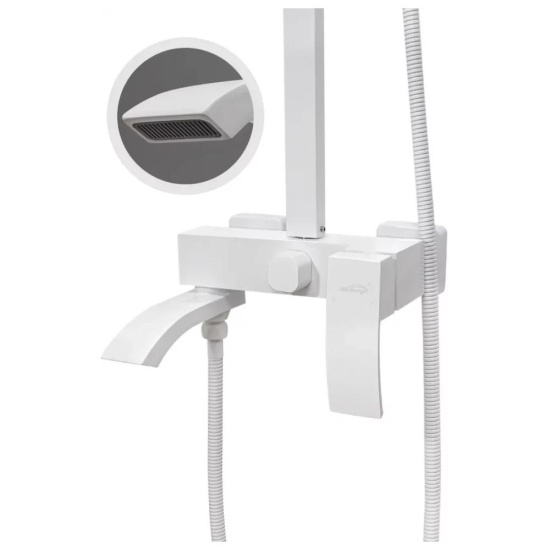 Душевая стойка Hansberge H5077WW, белый