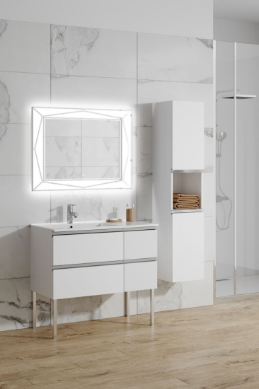 Тумба с раковиной Sanvit Стрит Box 90 R белая