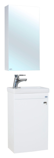 Зеркало-шкаф Bellezza Комо 40 белый