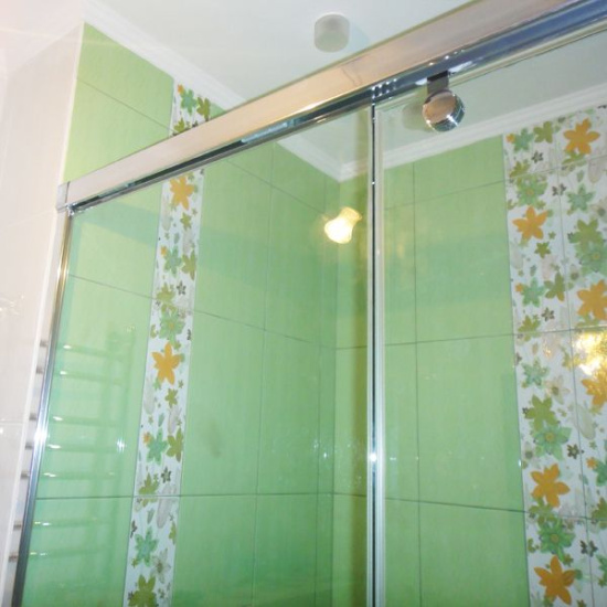 Душевая дверь в нишу GuteWetter Slide Door GK-862 левая 115 см стекло бесцветное, профиль хром