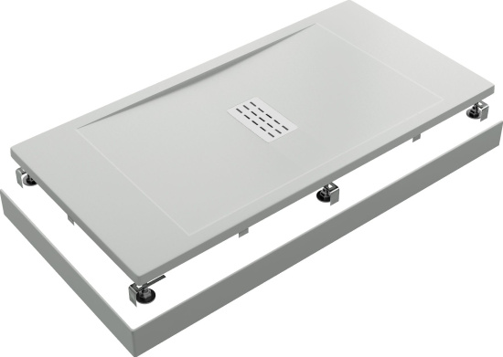 Поддон для душа Good Door Flow 100x90, с ножками и экраном