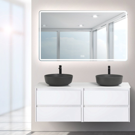 Зеркало BelBagno SPC-MAR-1400-800-LED-TCH-WARM с подсветкой