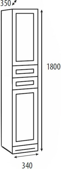 Пенал Misty Fresko 35 красный краколет R