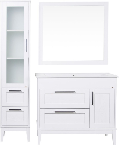 Зеркало ValenHouse Эйвори 105 белое