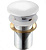 Донный клапан для раковины Melana MLN-ТB20 с отверстием под перелив, белый